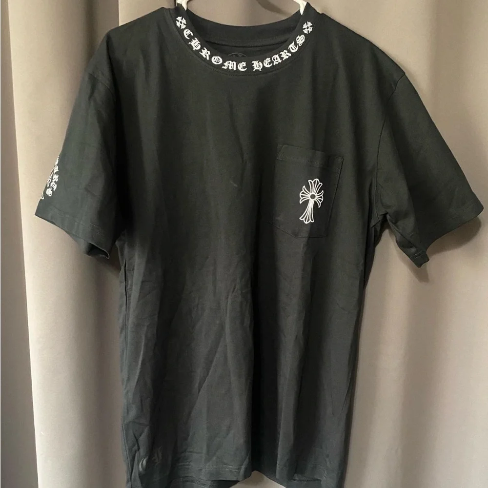 Chrome Hearts | Shirts | Chrome Hearts Neck Logo Tshirtblack